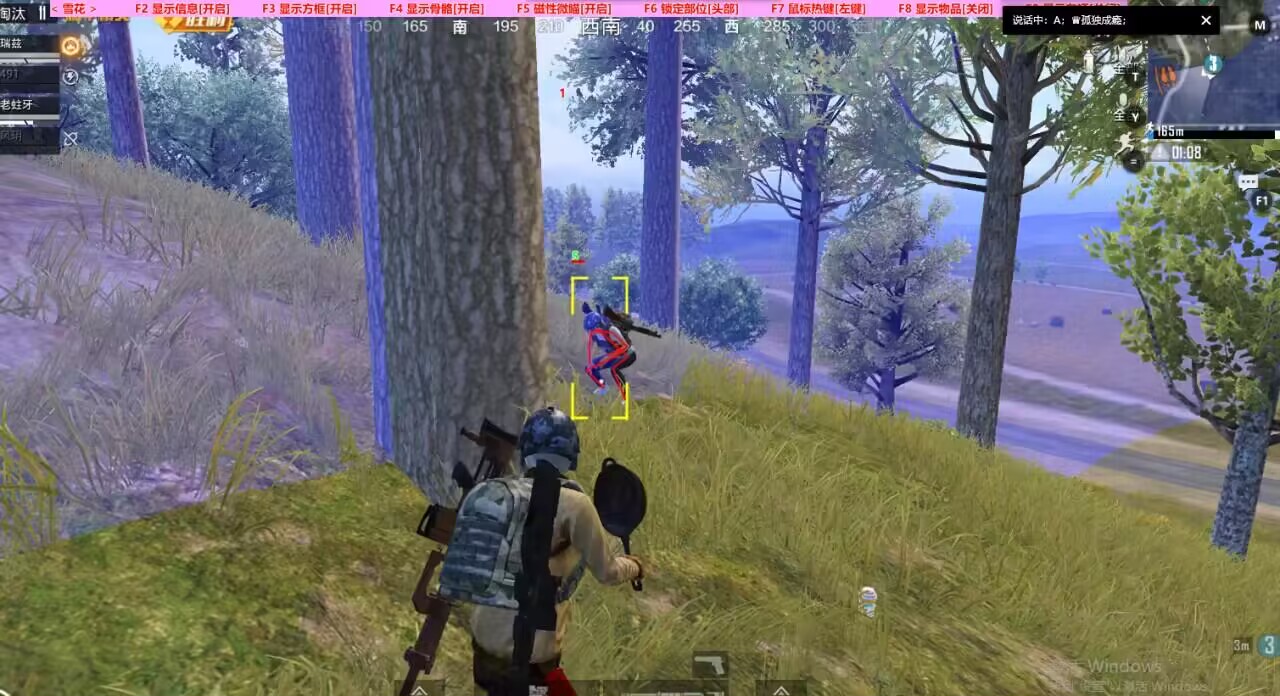 和平精英辅助【骑士直装】【雷神直装】范围打击 雷达预警 皮肤美化 掩体变色 漏打追踪 范围追踪