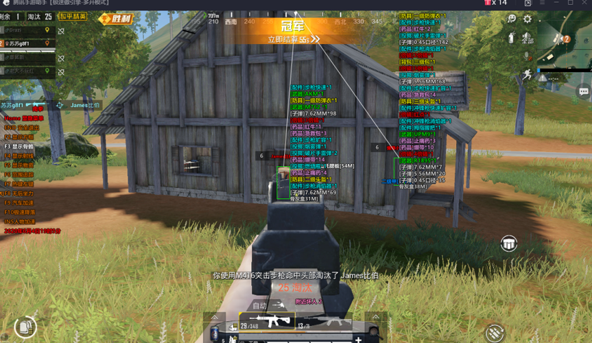 【神罚特别版】✅支持所有电脑系统，支持模拟器高清版。人物透视 锁死自瞄 射线方框 物资显示